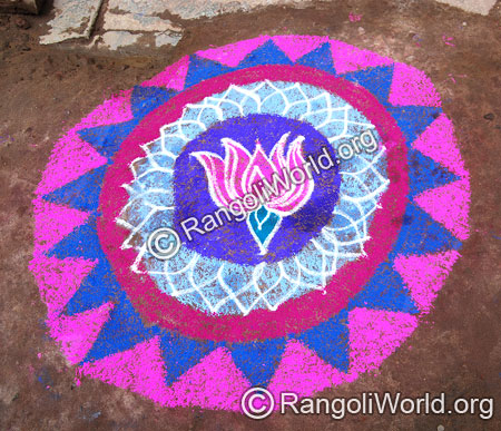 Lotus Rangoli